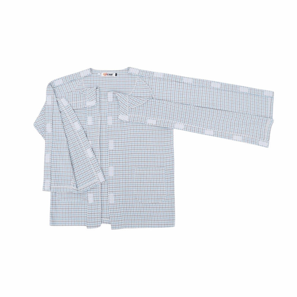 Skincare Basic - Handige verpleegkleding voor bedlegerige ouderen, wasbaar,