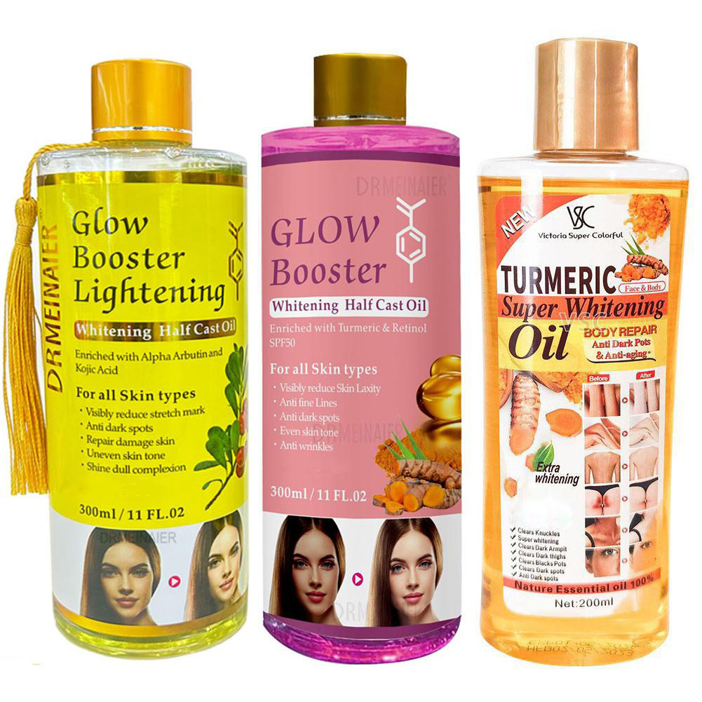 Skincare Glow - Gezichts- en lichaamsmassageolie Kojic Acid Whitening