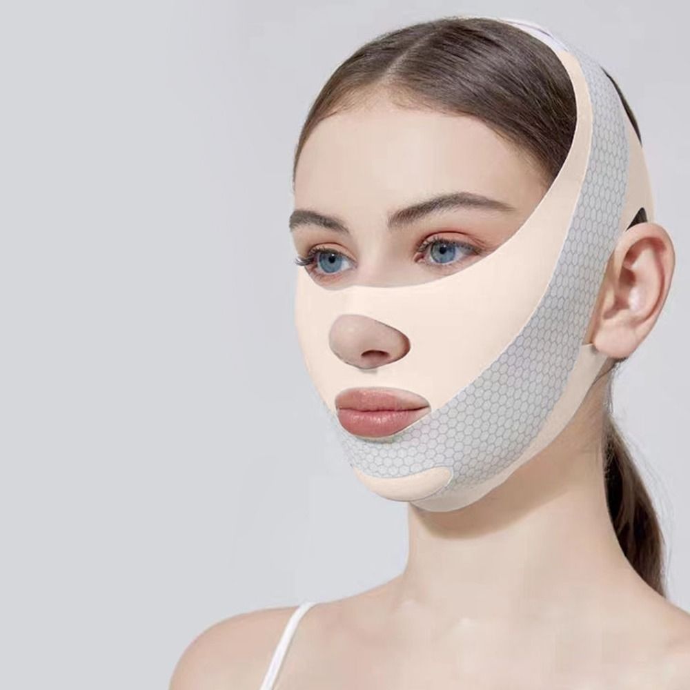 Skincare Indonesia - Verstelbaar gezicht beeldhouwen slaapmasker Ademend elastisch