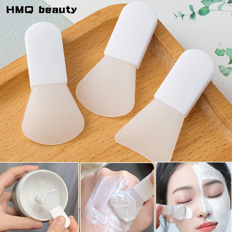 Skincare Indonesia - 3 stuks siliconen gezichtsmaskerborstel professionele moddercrèmeborstels