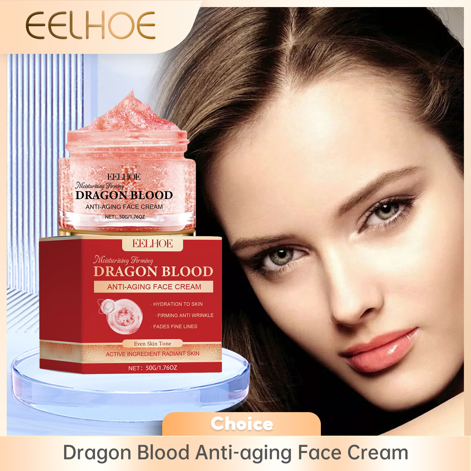Skincare Glow - EELHOE Drakenbloed Gezichtscrème Porie Krimpen Gezichtsverjonging