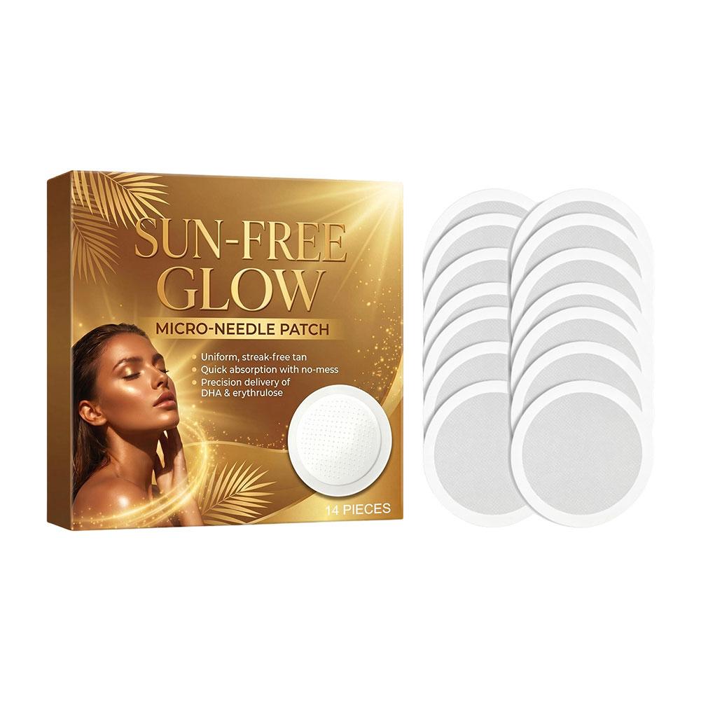 Skincare Glow - 14 stuks Zonnevrije Glow Microneedle Zonnebankpleister