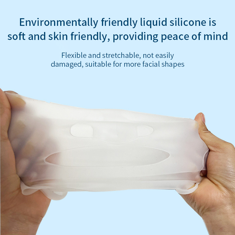 3D Siliconen Masker Gezicht Vr - Skincare Indonesia recensie en prijs