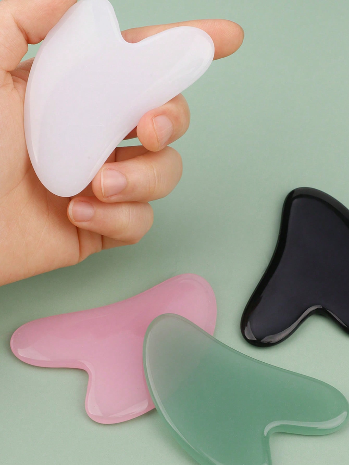 Nieuwe 2-delige Gua Sha gezich - Skincare Indonesia recensie en prijs