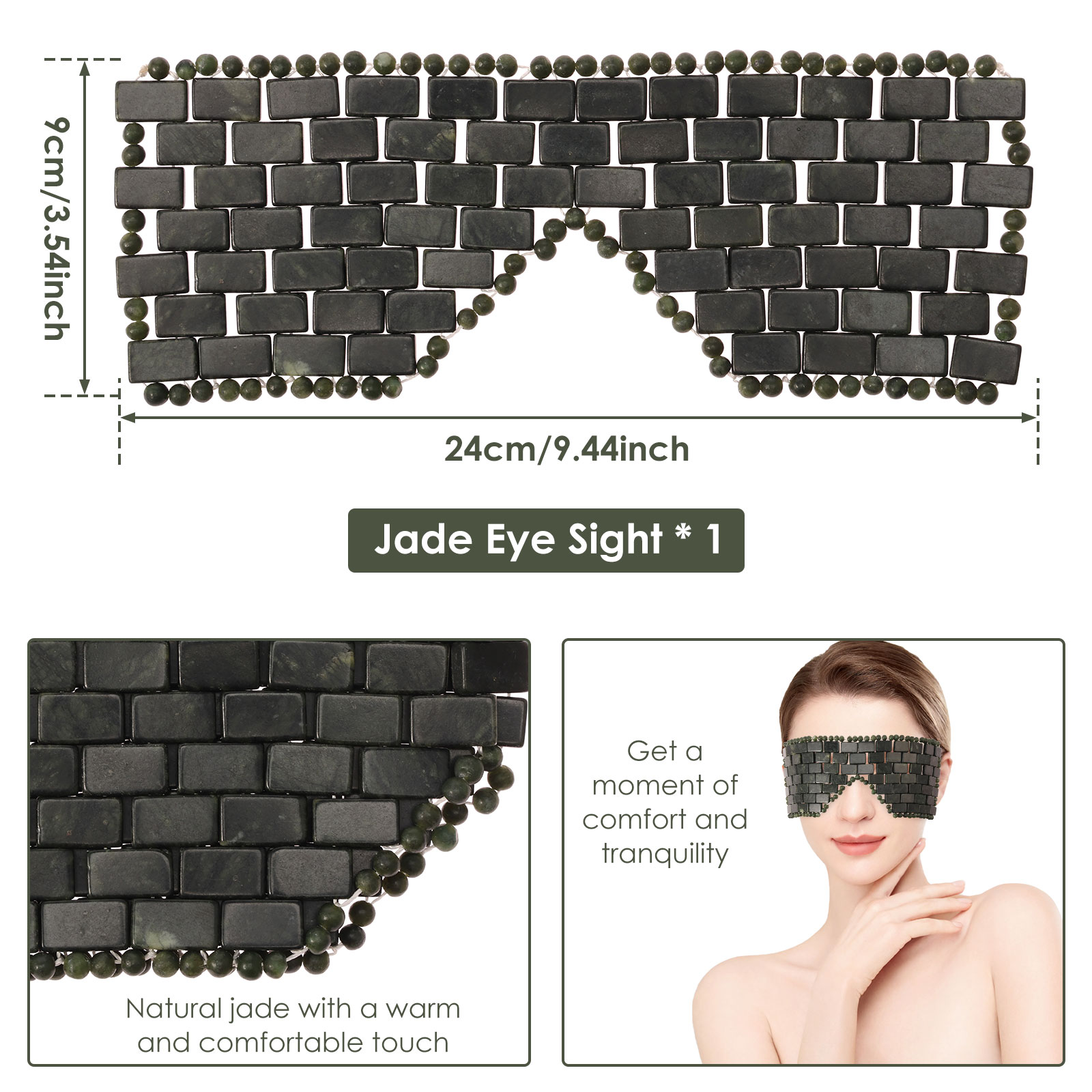 Jade Oogmasker Draagbare Jade  - Skincare Indonesia recensie en prijs