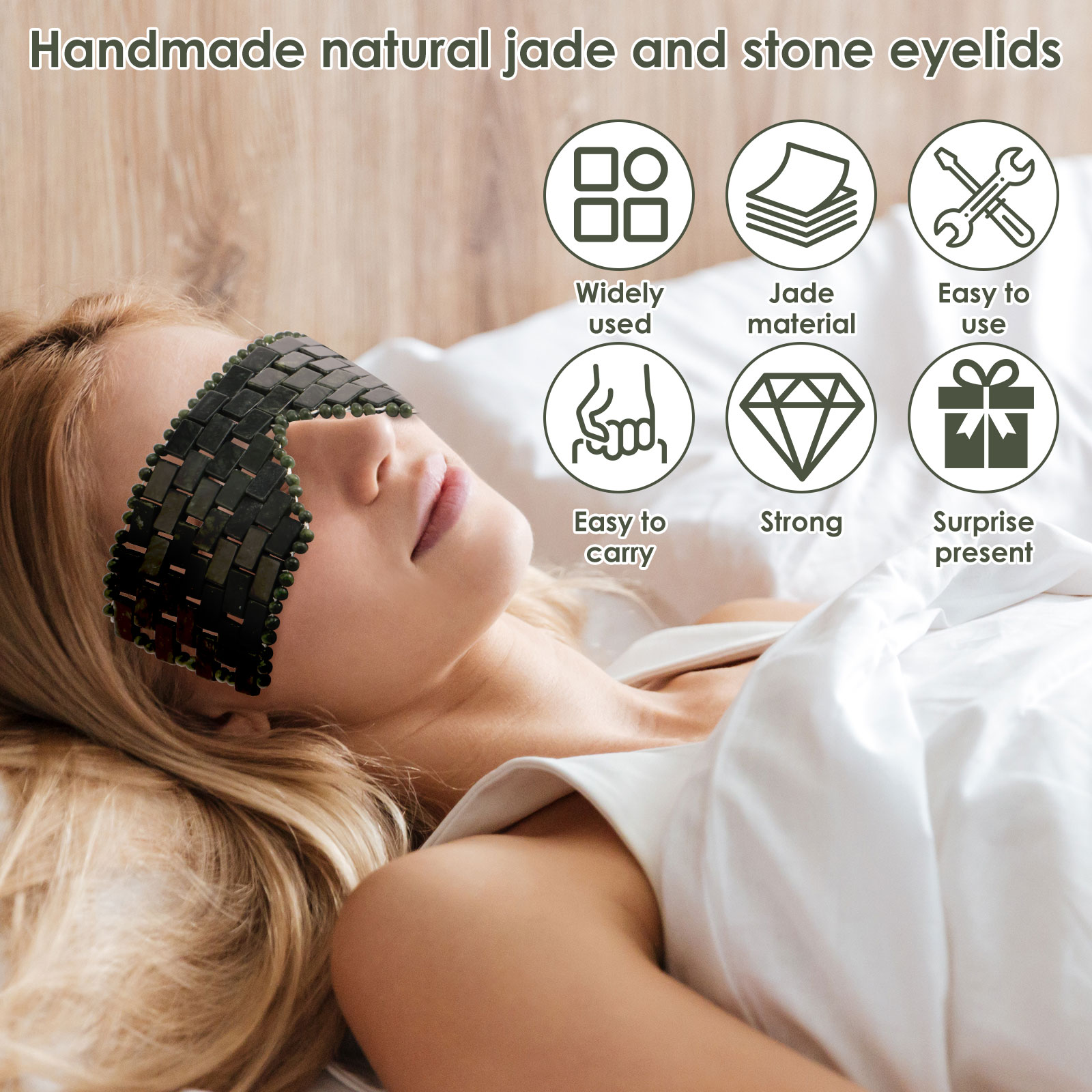 Jade Oogmasker Draagbare Jade  - Skincare Indonesia recensie en prijs