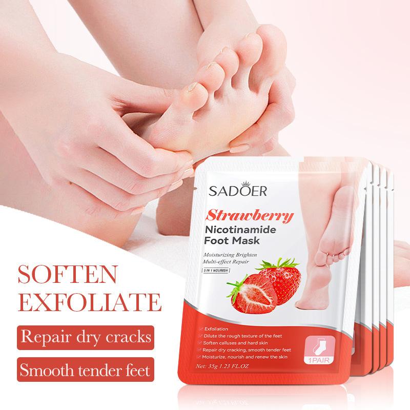 1 Paar SADOER Fruit Voetmasker - Skincare Indonesia recensie en prijs